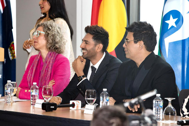 Kartik Aaryan and Karan Johar's reunion at IFFM 2023 goes viral, see photos