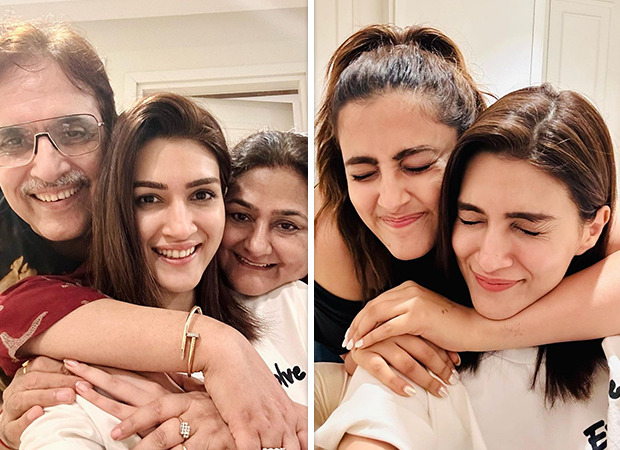 Inside Kriti Sanon's joyful celebration following her Best Actress win for Mimi; see pictures