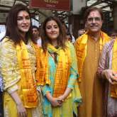 Kriti Sanon seeks blessings at Siddhivinayak Temple with her family post-National Award win, distributes prasad, watch video