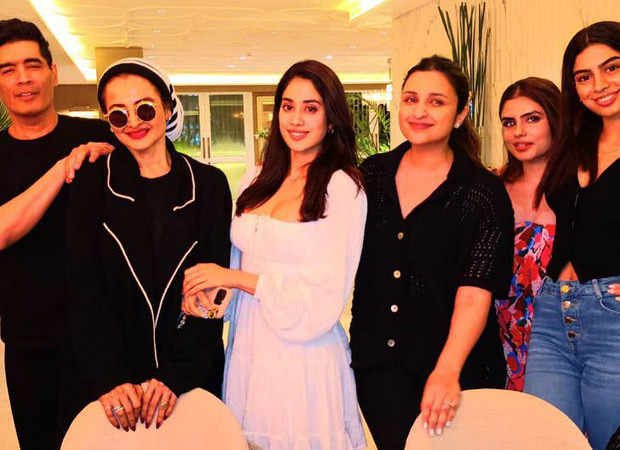 Manish Malhotra shares a RARE get together with Rekha, Janhvi Kapoor, Parineeti Chopra, and others