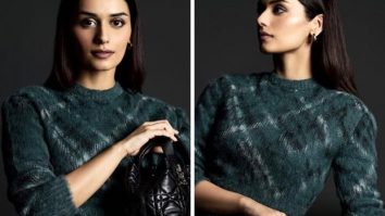 Manushi Chhillar ups the drama in Dior monochrome outfit with Dior Toujour bag