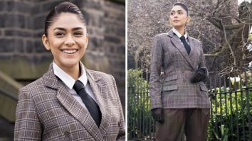 Mrunal Thakur leaves us wanting more of her androgynous style in a striking suit and tie ensemble at Indian Film Festival of Melbourne