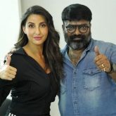 Nora Fatehi is all set to make her Telugu debut with Matka along with Varun Tej; poses with director Karuna Kumar