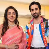 OG Dream Girl Hema Malini poses with Ayushmann Khurrana ahead of Dream Girl 2 release