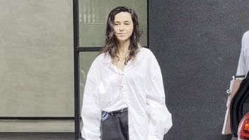 Oversized is the new vibe and Shibani Dandekar proves it