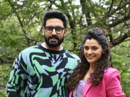 Photos: Abhishek Bachchan and Saiyami Kher snapped promoting their film Ghoomer