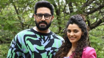 Photos: Abhishek Bachchan and Saiyami Kher snapped promoting their film Ghoomer