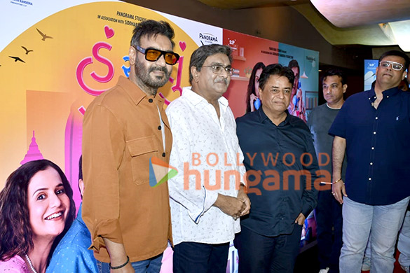 photos ajay devgn snapped at the trailer launch of gujarati movie hu ane tu in mumbai 2
