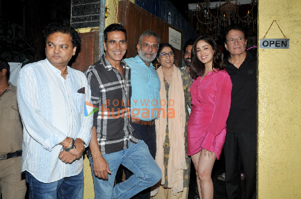 Photos: Akshay Kumar and others snapped at a dinner party at Chin Chin Chu organized by him for the exhibitors