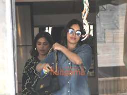 Photos: Bhumi Pednekar and her sister Samiksha Pednekar snapped at Farmers’ Cafe in Bandra