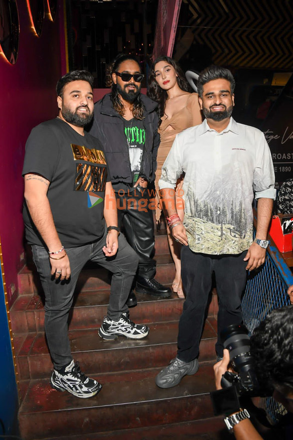 photos emiway bantai swaalina mihir gulati and gaurav grover snapped promoting the latest song kudi 6