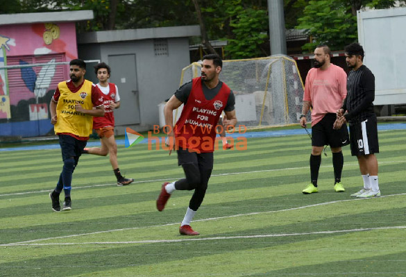 photos ibrahim ali khan arhaan khan ahan shetty and others snapped during a football match 2