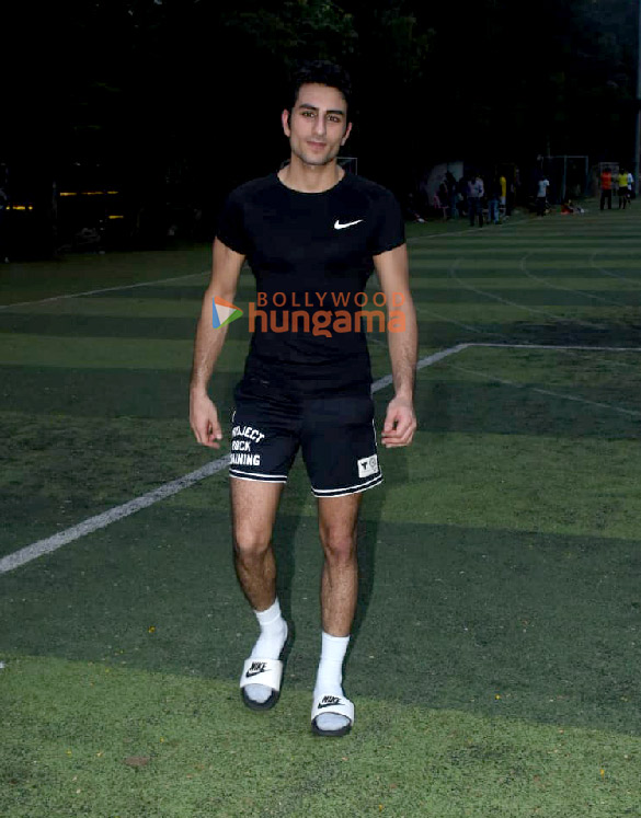 photos ibrahim ali khan arhaan khan ahan shetty and others snapped during a football match3 5
