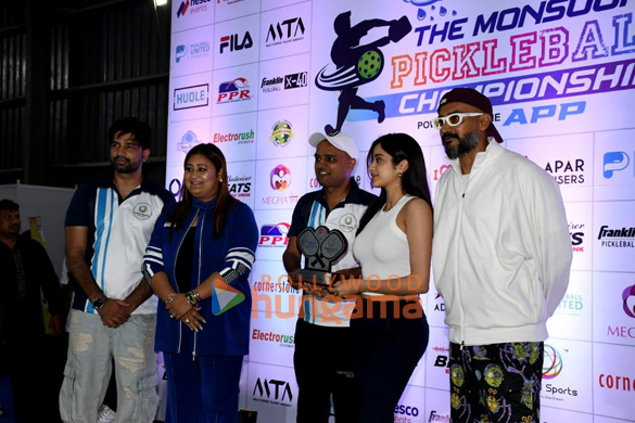 photos janhvi kapoor snapped at the mansoon pickleball championship event 2