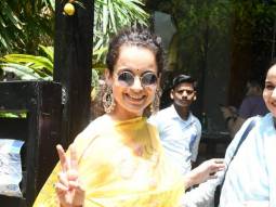 Photos: Kangana Ranaut snapped at Mizu in Bandra