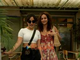 Photos: Neha Sharma and Aisha Sharma snapped in Bandra