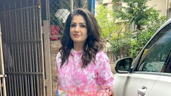 Photos: Raveena Tandon snapped outside a dubbing studio in Bandra