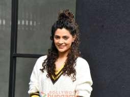 Photos: Saiyami Kher, Sachin Tendulkar, Anjali Tendulkar and R. Balki snapped at the special screening of film Ghoomer