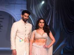 Photos: Sara Ali Khan and Aditya Roy Kapur walk the ramp for Shantanu & Nikhil’s at India Couture Week 2023