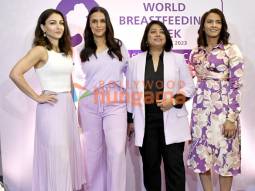 Photos: Soha Ali Khan and others attend Neha Dhupia’s panel discussion commemorating Breastfeeding Month for her initiative Freedom to Feed