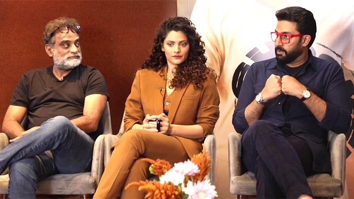 R. Balki, Abhishek Bachchan & Saiyami Kher on ‘Ghoomer’, Amitabh Bachchan’s cameo, drunk acting…