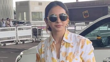 Rakul Preet Singh donned a pretty floral outfit at the airport