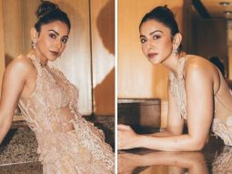 Rakul Preet Singh looks gorgeous beyond compare in a coral reef-inspired gown