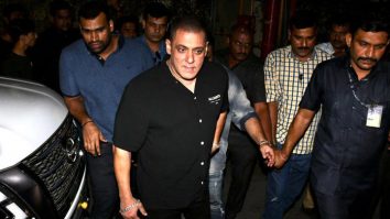 Salman Khan gets clicked at Bastian in his new look