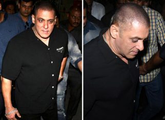 Salman Khan sports a new look as he steps out in a buzz cut, likely for his next movie with Karan Johar and Vishnu Vardhan