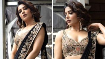 Samantha Ruth Prabhu blings up New York in an ethereal black saree worth Rs.1.38 Lakh