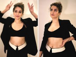Sanya Malhotra is turning heads and how in black blazer and skirt