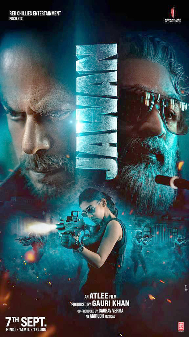 Shah Rukh Khan, Vijay Sethupathi and Nayanthara take center stage in fiery new poster of Jawan