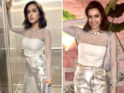 Shraddha Kapoor lights up the night in Zara’s silver ensemble