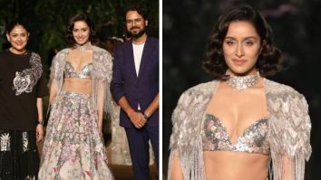 Shraddha Kapoor looks like a shimmering star in silver lehenga, setting the ramp ablaze for Rahul Mishra at FDCI ICW 2023