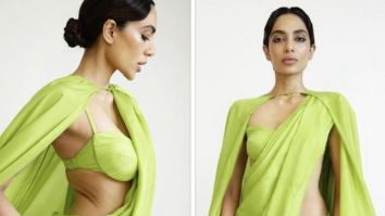 Sobhita Dhulipala’s green saree with cape gives ethnic wear a modern touch