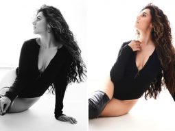 Taapsee Pannu takes the glam game mighty high in a black bodysuit and black thigh boots