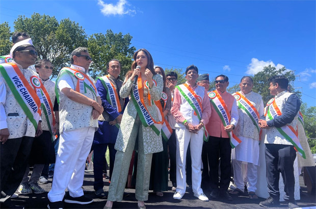 Tamannaah Bhatia headlines 19th India Day Parade in New Jersey as Grand Marshal