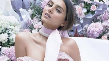 Tara Sutaria in a pink corset dress dazzles as the muse of Peacock Magazine