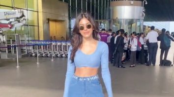 The prettiest! Alaya F poses for paps at the airport