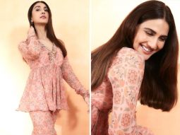 Vaani Kapoor begins her week in lovely ethnic style wearing an elegant floral sharara