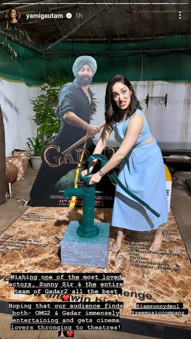Yami Gautam comments on clash between OMG 2 and Gadar 2; says, “I hope Gadar 2 and OMG 2 will be India's examples of Barbenheimer”