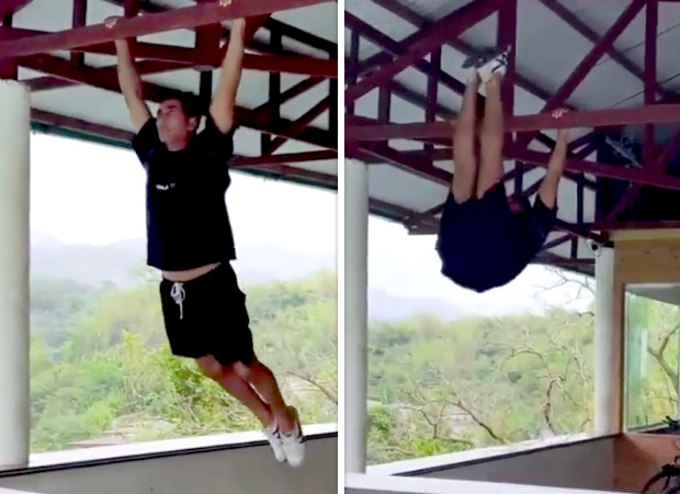 Akshay Kumar does pull ups with a twist showcasing his fitness, watch video Akshay Kumar does pull ups with a twist showcasing his fitness, watch video