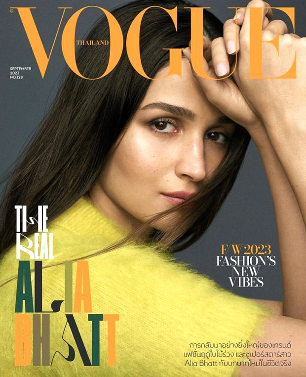 Alia Bhatt graces the cover of Vogue Thailand with classic beauty and global charm