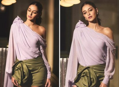 Ananya Panday is a total diva in lavender off shoulder top and