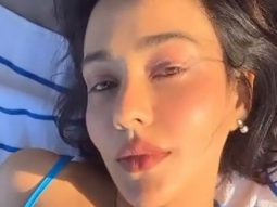 Beach baby Neha Sharma stuns in a blue bikini by the sea