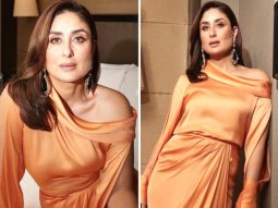 Kareena Kapoor fires up in a stunning coral hued ensemble worth Rs. 14,900 for Jaane Jaan promotions