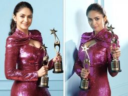Mrunal Thakur makes a sparkly splash at SIIMA awards in magenta sequin gown worth Rs.5 Lakh