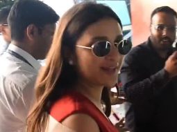 Paps congratulate Parineeti Chopra as she gets clicked at the airport