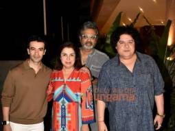 Photos: Farah Khan, Sajid Khan and Punit Malhotra snapped at Gigi restaurant in Bandra