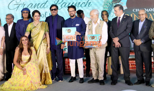 photos hema malini shatrughan sinha jeetendra jackie shroff along with union minister anurag singh thakur attend the book launch of chal mann vrindavan 1